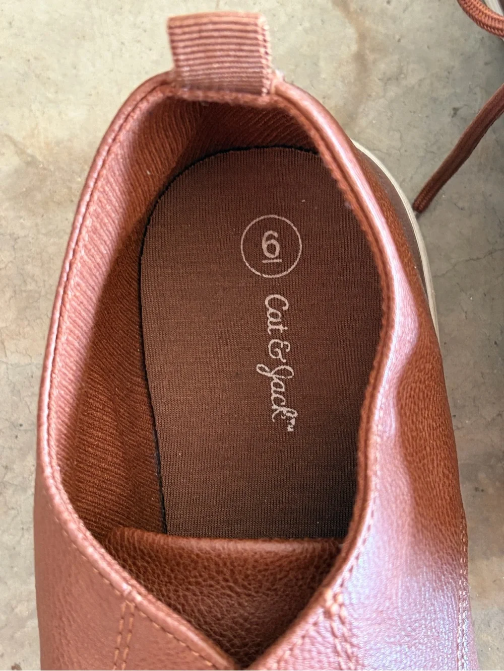 Boy’s Brown Lace-Up Dress Shoes